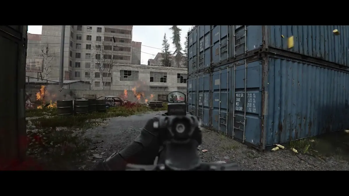 Download progress bar filling on a desktop launcher before Modern Warfare 4 launch